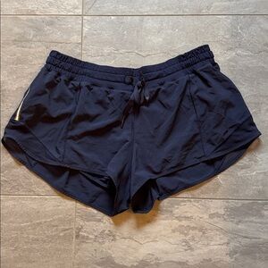 Lululemon Hotty Hot Short Navy Blue Shorts